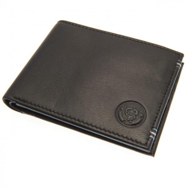 Official Manchester City FC Leather Stitched Wallet Official Manchester City FC Leather Stitched Wallet