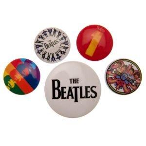 163701-The-Beatles-Button-Badge-Set-BK-3 Official The Beatles 1 Album Button Badge Set