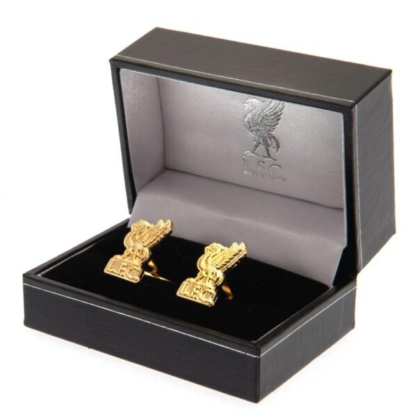 Official Liverpool FC Gold Plated Liverbird Cufflinks Official Liverpool FC Gold Plated Liverbird Cufflinks
