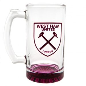 164885-West-Ham-United-FC-Stein-Glass-Tankard-CC-1 Official West Ham United FC Stein Glass Tankard