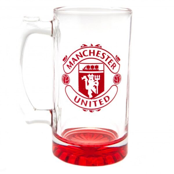 164887-Manchester-United-FC-Stein-Glass-Tankard-CC Official Manchester United FC Stein Glass Tankard