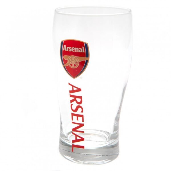 Official Arsenal FC Tulip Pint Glass