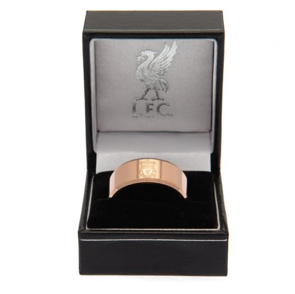 165874-Liverpool-FC-Rose-Gold-Plated-Ring-2-1 Official Liverpool FC Rose Gold Plated Ring Medium