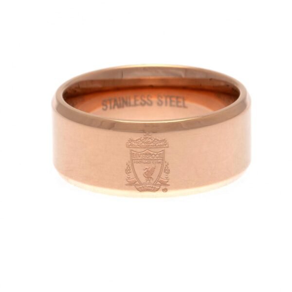 165874-Liverpool-FC-Rose-Gold-Plated-Ring Official Liverpool FC Rose Gold Plated Ring Small