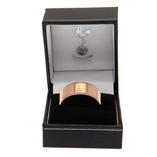 165877-Tottenham-Hotspur-FC-Rose-Gold-Plated-Ring-2-2 Official Tottenham Hotspur FC Rose Gold Plated Ring Small