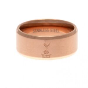 Official Tottenham Hotspur FC Rose Gold Plated Ring Large