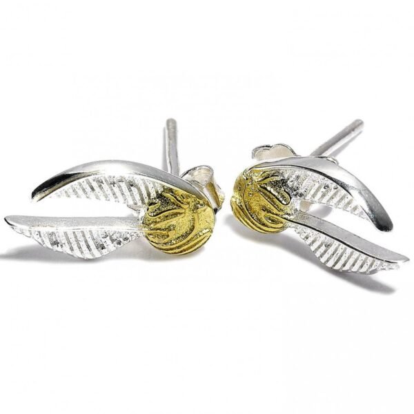 167310-Harry-Potter-Sterling-Silver-Earrings-Golden-Snitch Official Harry Potter Sterling Silver Golden Snitch Stud Earrings