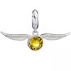 167350-Harry-Potter-Sterling-Silver-Crystal-Charm-Golden-Snitch Official Harry Potter Sterling Silver Golden Snitch Crystal Charm
