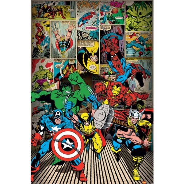 167986-Marvel-Comics-Poster-Heroes-111-1 Official Marvel Comics Poster Heroes 111
