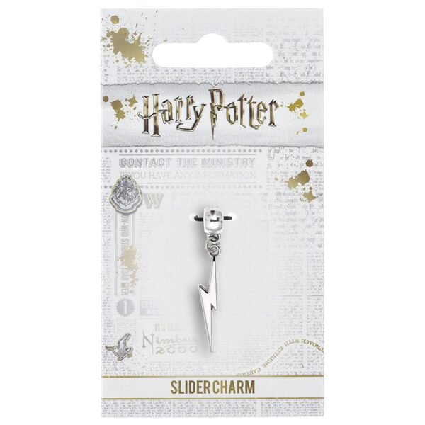 Official Harry Potter Silver Plated Lightning Bolt Charm