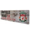 Official Liverpool FC Rustic Garden Sign Official Liverpool FC Rustic Garden Sign
