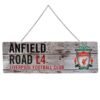 Official Liverpool FC Rustic Garden Sign Official Liverpool FC Rustic Garden Sign