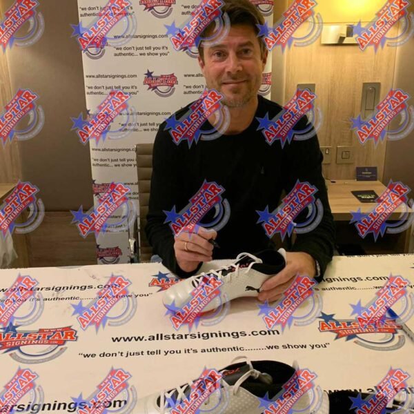 Official Rangers FC Laudrup Signed Boot (Framed) Official Rangers FC Laudrup Signed Boot (Framed)