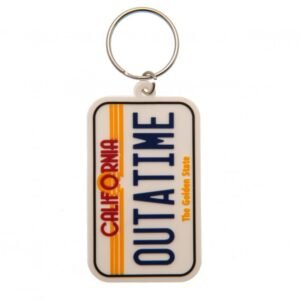 173403-Back-To-The-Future-PVC-Keyring-License-Plate Official Back To The Future License Plate PVC Keyring