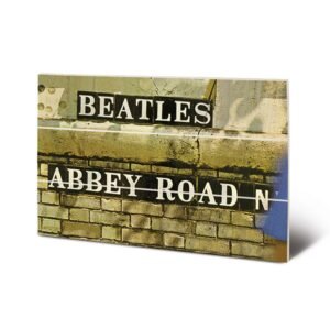 173823-The-Beatles-Wood-Print-Abbey-Road Official The Beatles Abbey Road Wood Print