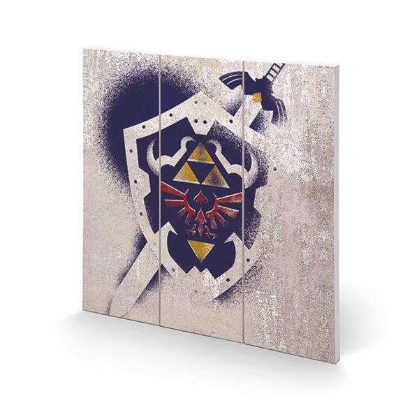 173829-The-Legend-Of-Zelda-Wood-Print-Shield-1 Official The Legend Of Zelda Shield Wood Print