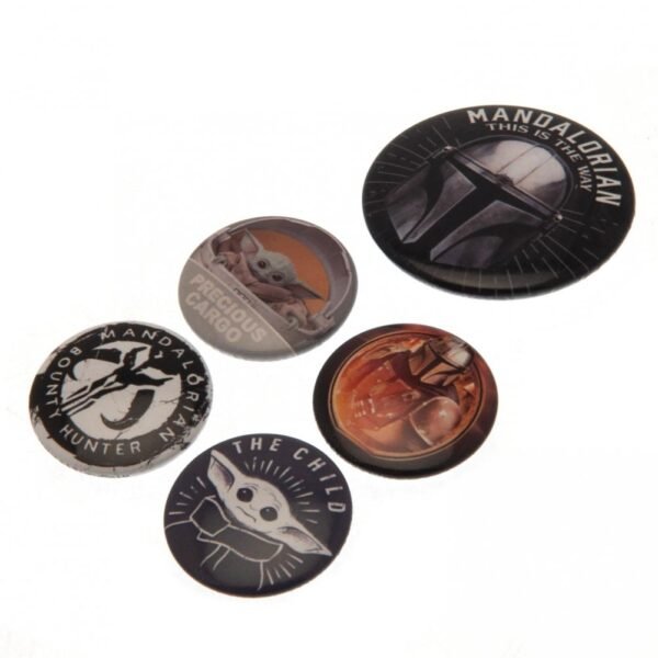 174264-Star-Wars-The-Mandalorian-Button-Badge-Set-1-2 Official Star Wars: The Mandalorian Button Badge Set