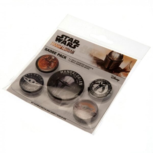 174264-Star-Wars-The-Mandalorian-Button-Badge-Set-2-1 Official Star Wars: The Mandalorian Button Badge Set