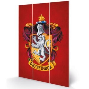 174275-Harry-Potter-Wood-Print-Gryffindor Official Harry Potter Gryffindor Wood Print