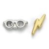 174376-Harry-Potter-Silver-Plated-Earrings-Lightning-Bolt-Glasses Official Harry Potter Silver Plated Lightning Bolt & Glasses Stud Earrings