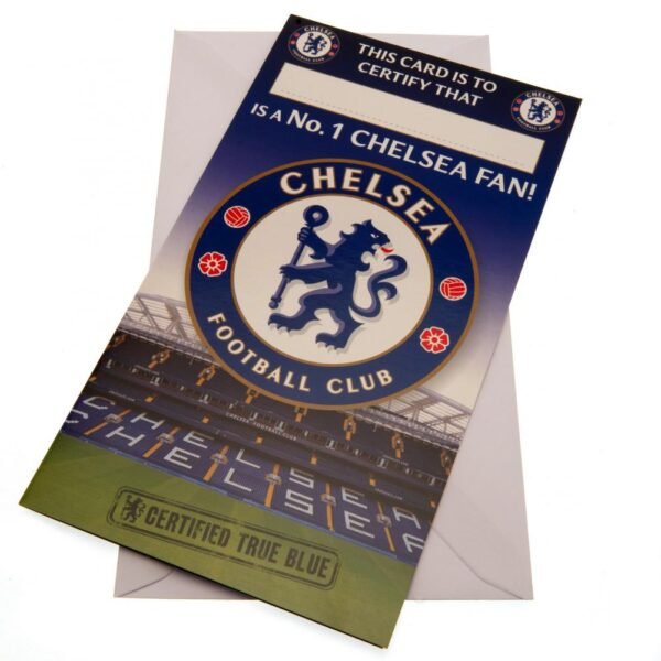 17580-Chelsea-FC-Birthday-Card-No-1-Fan-1 Official Chelsea FC No. 1 Fan Birthday Card