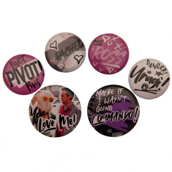 175830-Friends-Button-Badge-Set-Doodle-3 Official Friends Button Badge Set Doodle