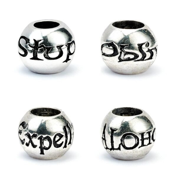 176718-Harry-Potter-Silver-Plated-Charm-Bead-Set- Official Harry Potter Silver Plated Spell Bead Charm Set