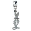 177020-Looney-Tunes-Silver-Plated-Charm-Bugs-Bunny Official Looney Tunes Silver Plated Bugs Bunny Charm
