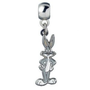 Official Looney Tunes Silver Plated Bugs Bunny Charm