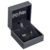 Official Harry Potter Sterling Silver Lightning Bolt & Glasses Stud Earrings