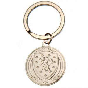 Official Scottish FA Silver Plated Crest Keyring Official Scottish FA Silver Plated Crest Keyring