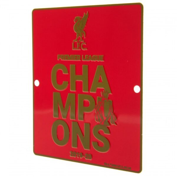 Official Liverpool FC Premier League Champions Window Sign