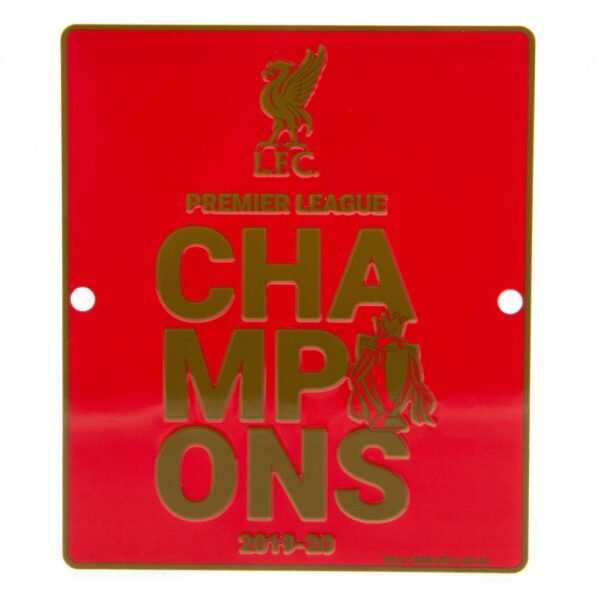 Official Liverpool FC Premier League Champions Window Sign