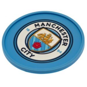 Official Manchester City FC Silicone Coaster Official Manchester City FC Silicone Coaster