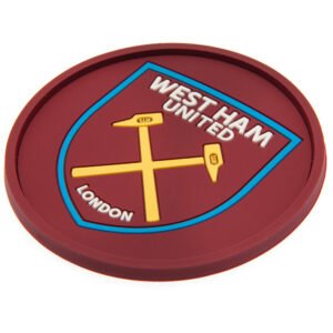 Official West Ham United FC Silicone Coaster Official West Ham United FC Silicone Coaster