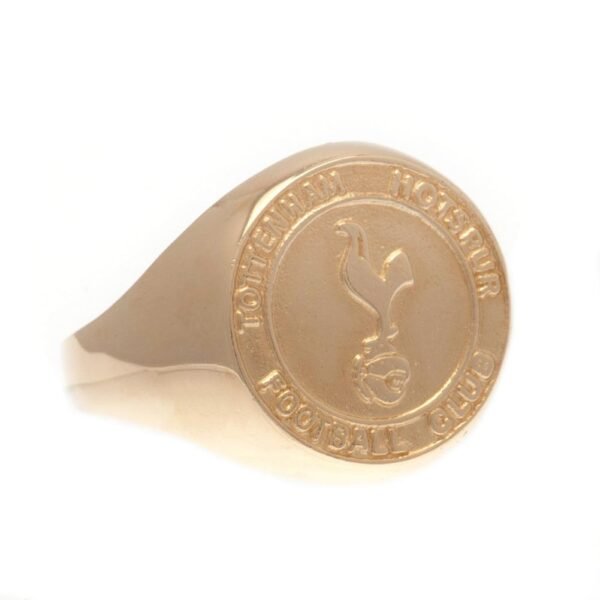 Official Tottenham Hotspur FC 9ct Gold Crest Ring Medium Official Tottenham Hotspur FC 9ct Gold Crest Ring Medium