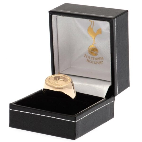 Official Tottenham Hotspur FC 9ct Gold Crest Ring Medium Official Tottenham Hotspur FC 9ct Gold Crest Ring Medium