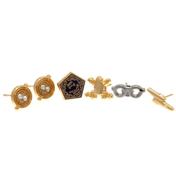 Official Harry Potter Gold Plated Stud Earring Set