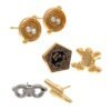 Official Harry Potter Gold Plated Stud Earring Set