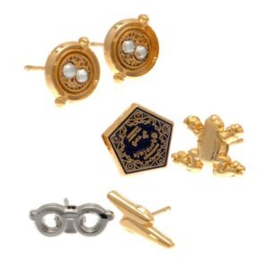 Official Harry Potter Gold Plated Stud Earring Set