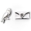 179717-Harry-Potter-Silver-Plated-Earrings-Hedwig-Owl-Letter Official Harry Potter Silver Plated Hedwig Owl & Letter Stud Earrings