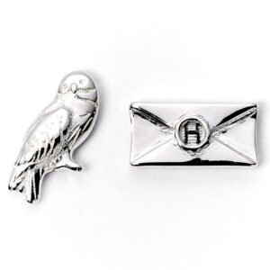 179717-Harry-Potter-Silver-Plated-Earrings-Hedwig-Owl-Letter Official Harry Potter Silver Plated Hedwig Owl & Letter Stud Earrings