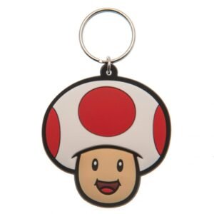 180510-Super-Mario-PVC-Keyring-Toad Official Super Mario Toad PVC Keyring