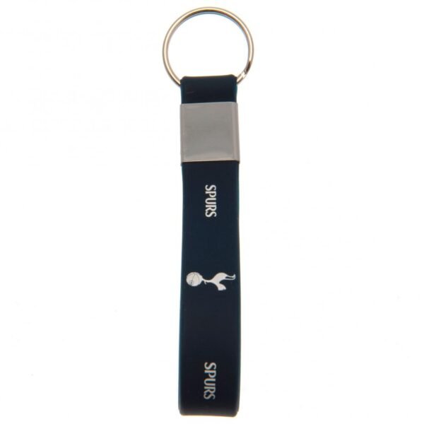 180773-Tottenham-Hotspur-FC-Silicone-Keyring-NV-1 Official Tottenham Hotspur FC Navy Silicone Keyring