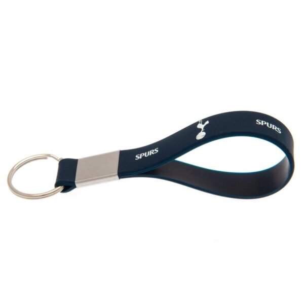 180773-Tottenham-Hotspur-FC-Silicone-Keyring-NV Official Tottenham Hotspur FC Navy Silicone Keyring