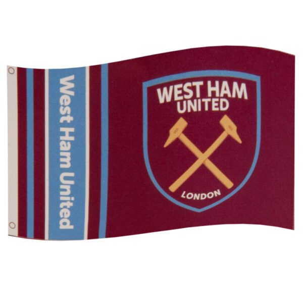 181401-West-Ham-United-FC-Flag-WM Official West Ham United FC Wordmark Flag