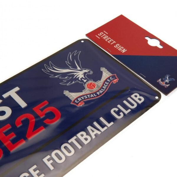 181903-Crystal-Palace-FC-Street-Sign-BL-3 Official Crystal Palace FC Colour Street Sign