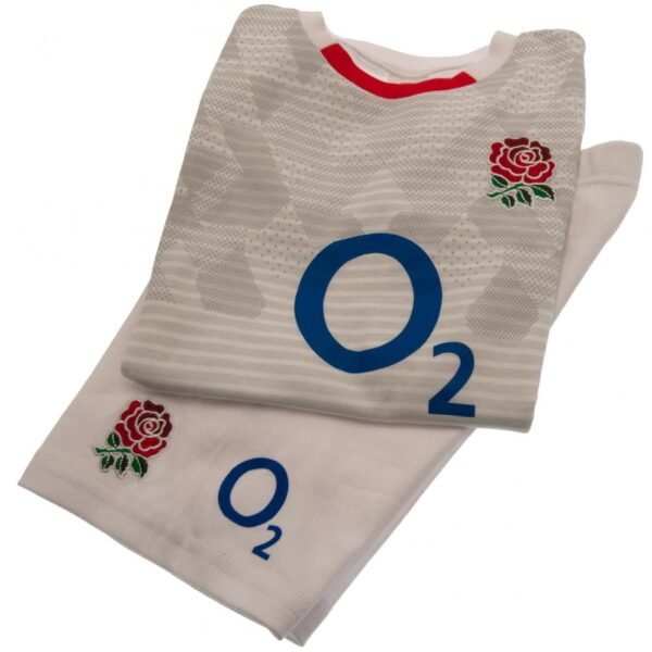 Official England Rugby 9-12 Months Shirt & Short Set ST