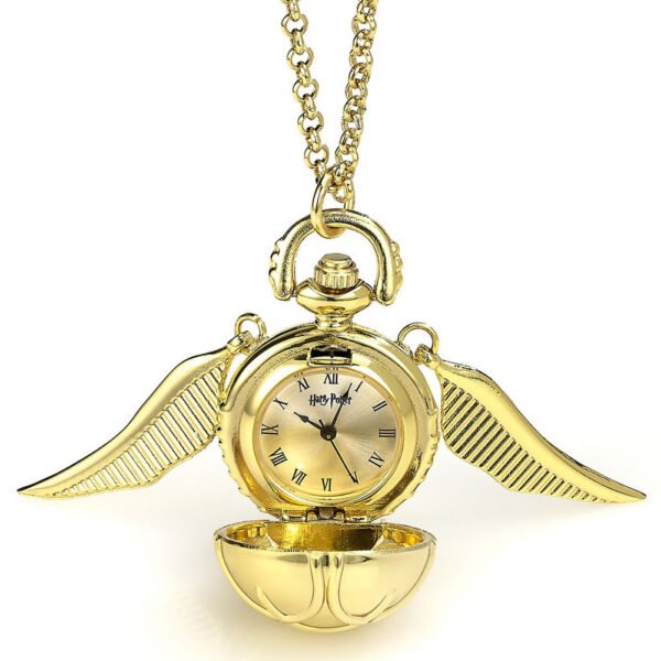 184017-Harry-Potter-Gold-Plated-Golden-Snitch-Watch-Necklace Official Harry Potter Gold Plated Golden Snitch Watch Necklace