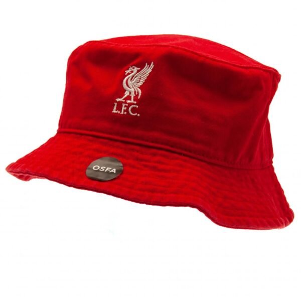 184238-Liverpool-FC-Bucket-Hat-1 Official Liverpool FC Red Bucket Hat